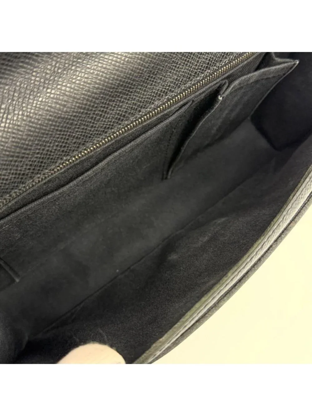 Louis Vuitton Belaia Taiga Clutch Leather